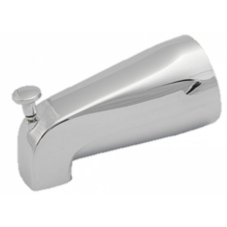 AMERICAN IMAGINATIONS 5.38-in. x 2.75-in. Tub Spout With Diverter In Chrome AI-34983